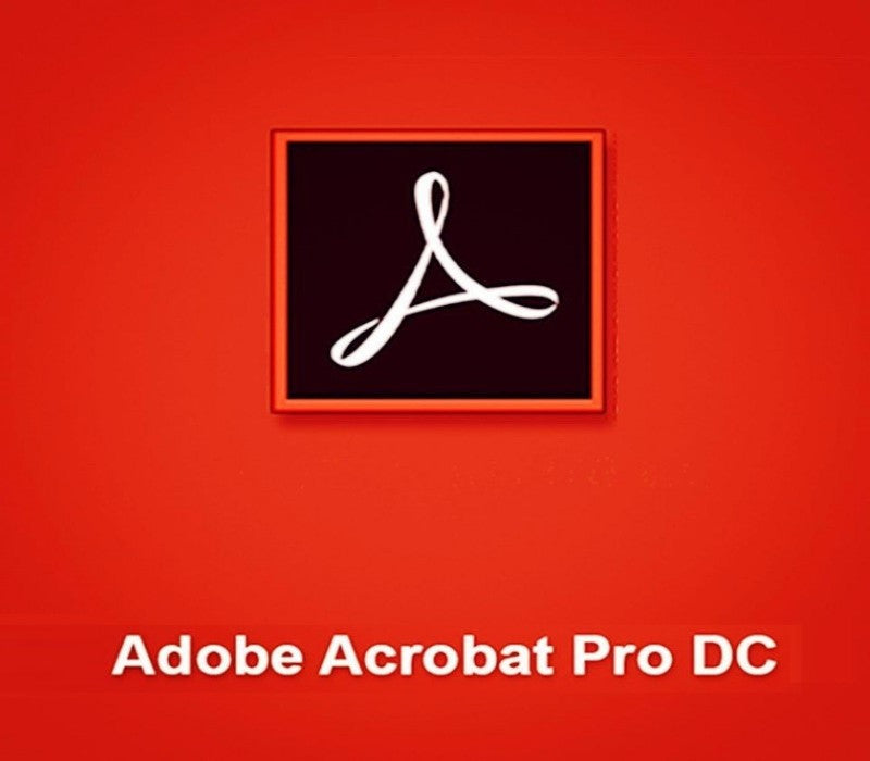 Adobe Acrobat Pro DC Key (EU) for 1 PC/MAC - 1 Year (Digital Download)