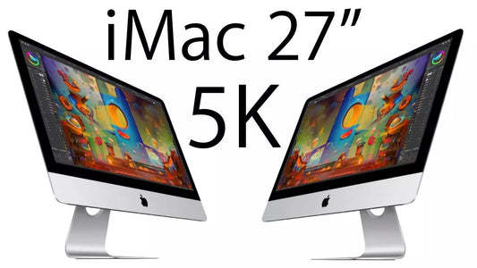 Apple Imac Retina 5K, 27-inch 2019 Latest MacOS Seqoia NVme SSD 500GB Fusion Drive  32GB Ram DDR4 2666V-2667MHZ