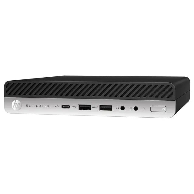 HP EliteBook 800 G4 Desktop Mini PC - Intel Core i3 – 8th Generation - 16GB Ram – 500GB HDD – Windows 10 - Grade A