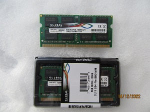 GS-UK Upgrade Memory - DDR3 - DDR3L - PC3L - PC3 - 1600S - 12800Mhz SODIMM Non-ECC Unbuffered 1.35V/1.5V 2Rx8 Dual Rank 204 Pin CL11 Notebook and Mac Computer Memory