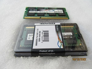 GS-UK Upgrade Memory - DDR3 - DDR3L - PC3L - PC3 - 1600S - 12800Mhz SODIMM Non-ECC Unbuffered 1.35V/1.5V 2Rx8 Dual Rank 204 Pin CL11 Notebook and Mac Computer Memory