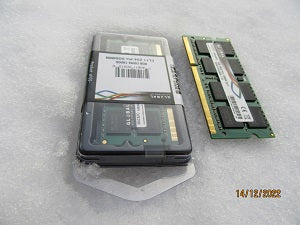 GS-UK Upgrade Memory - DDR3 - DDR3L - PC3L - PC3 - 1600S - 12800Mhz SODIMM Non-ECC Unbuffered 1.35V/1.5V 2Rx8 Dual Rank 204 Pin CL11 Notebook and Mac Computer Memory