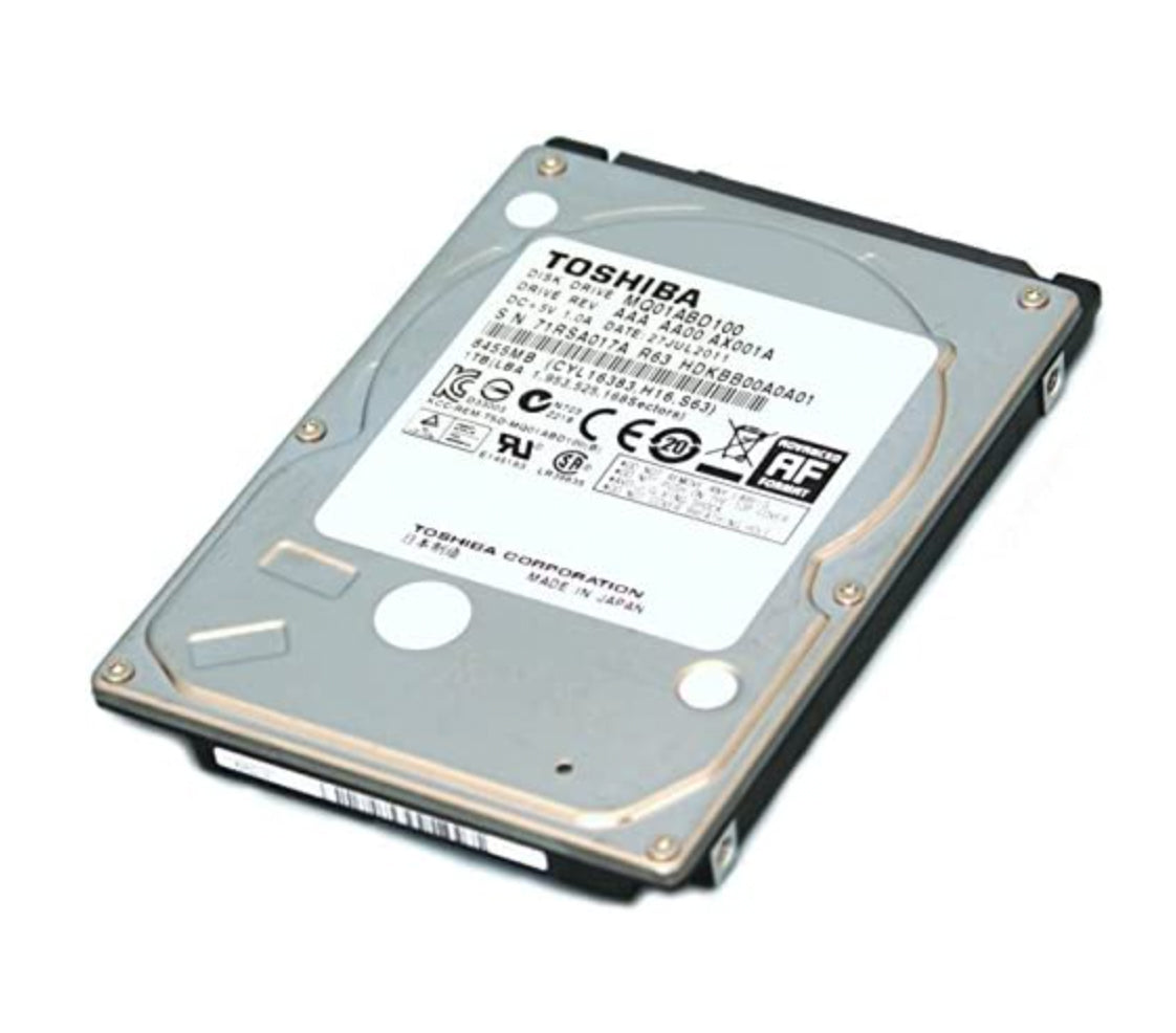 Refurbished Sata Seagate and Toshiba 2.5“ 6.35mm Internal Hard Drive for PC and Laptops.