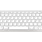 Bluestork Wireless Bluetooth Keyboard for Mac, MacBook Pro, MacBook Air, iPad, iPhone - Mini French AZERTY Mac Keyboard - Compact, Ultra Slim, Lightweight, Quiet - NEW 2022 (White)