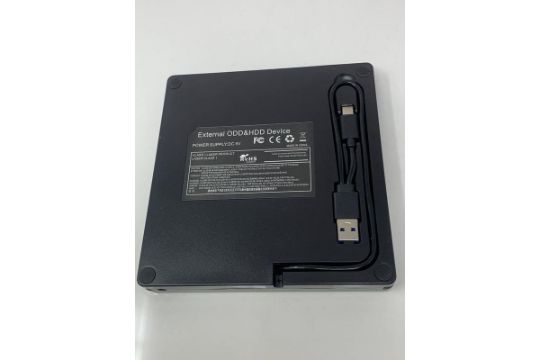 External CD DVD Drive, USB 3.0 and Type-C Portable CD DVD +/-RW Drive, DVD/CD ROM Burner Reader, Sl