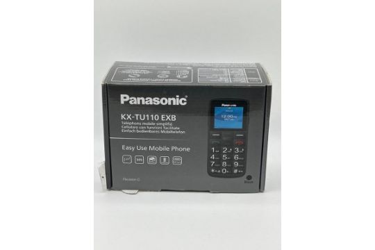 Panasonic KX-TU110 Essentials Mobile Phone for Elderly, Priority Call, Big Button Phone, Bluetooth,