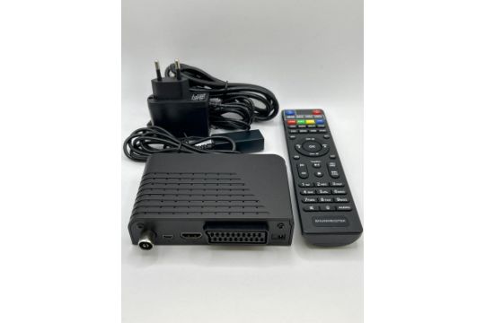 SHUNWEIQTEK Digital Terrestrial Decoder 2025 with Scart Output HDMI and H265 HEVC Full HD 1080P Dec