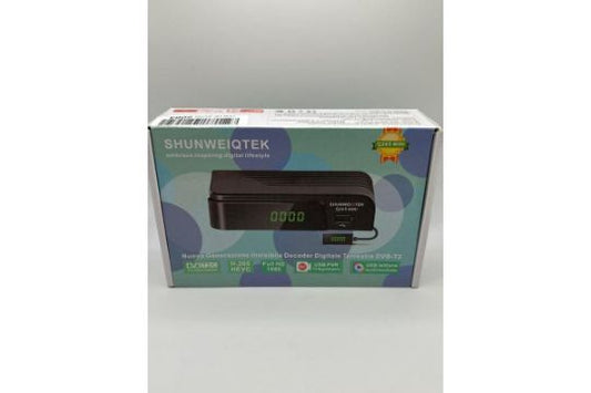 SHUNWEIQTEK Digital Terrestrial Decoder 2025 with Scart Output HDMI and H265 HEVC Full HD 1080P Dec