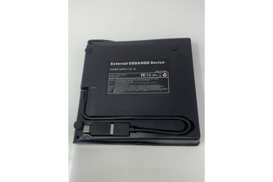 External CD DVD Drive, USB 3.0 and Type-C Portable CD DVD +/-RW Drive, DVD/CD ROM Burner Reader, Sl