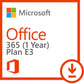 Microsoft Office 365 E3 1 Year Key (5, 25, 100 Users)