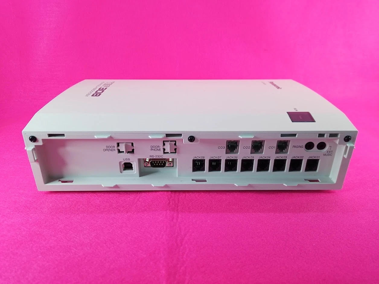 Panasonic Advanced Hybrid Phone System PBX KX-TEA308E – 3 Line / 8 Extension with Voice Mai