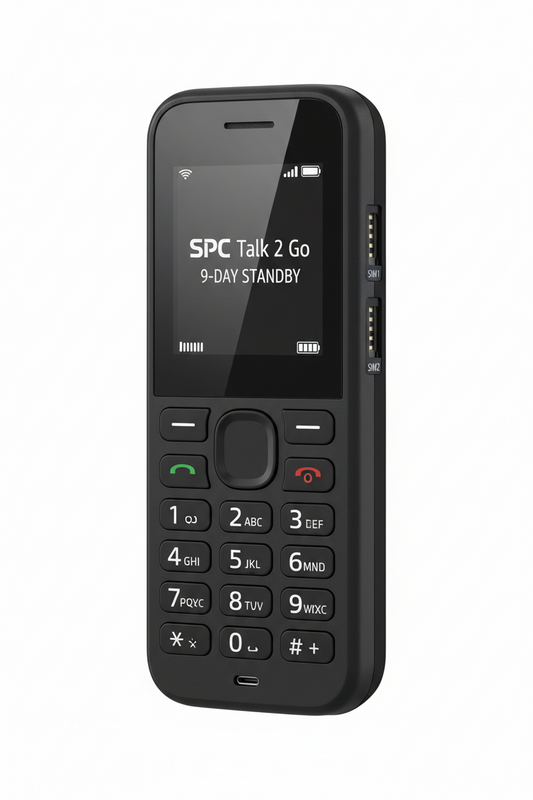 Spc Talk 2 Go Basis 4G Handy 18 Display 9 Tage Klingelton Usbc, daul sim, FM