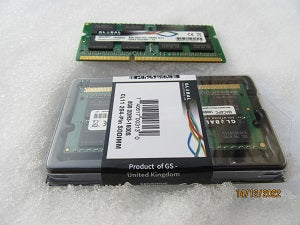 GS-UK Upgrade Memory - DDR3, DDR3L 8GB  RAM - PC3 10600, 12800 SODIMM Non-ECC Unbuffered  1.35V,1.5V 2Rx8 Dual Rank 204 Pin CL11 Notebook Computer  and Mac Memory.