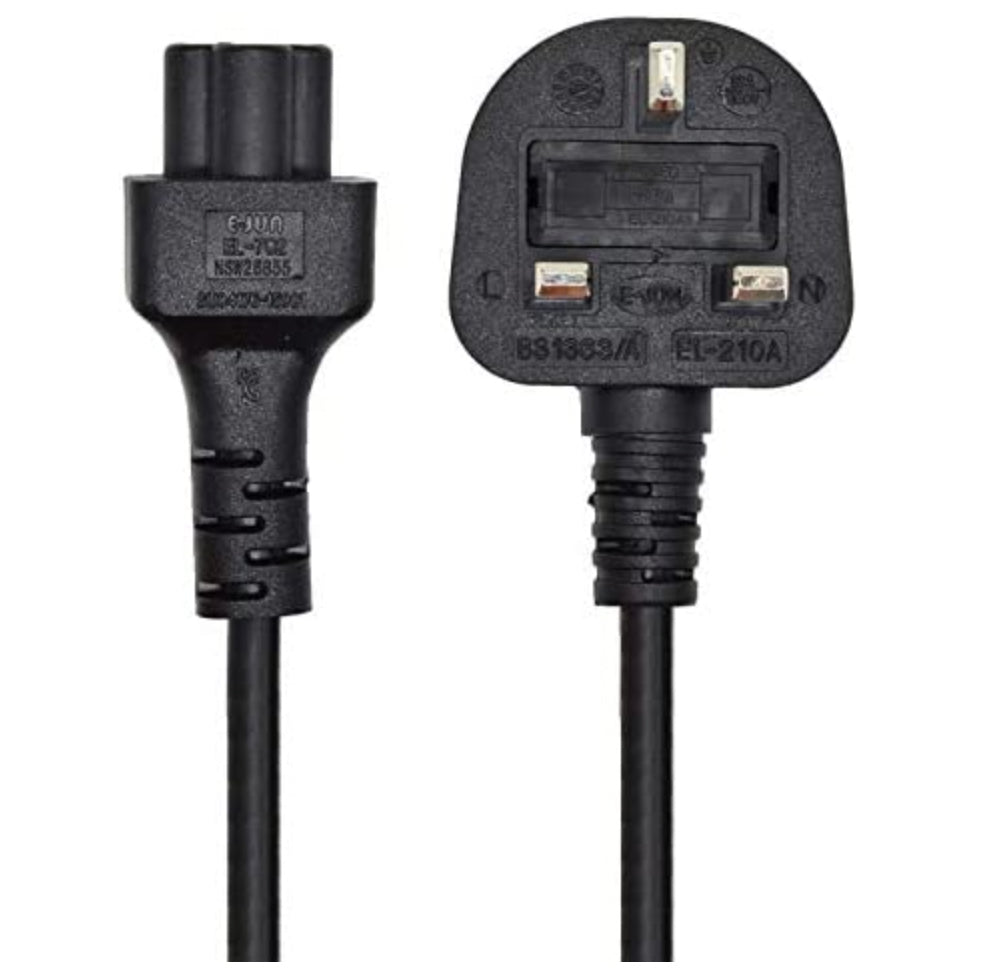 Laptop Charger UK Power Lead- 3 pin