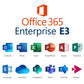 Microsoft Office 365 E3 1 Year Key (5, 25, 100 Users)