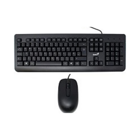 USB Keyboard and Optical Mouse Bundle Set for Desktop Windows PC and Mac