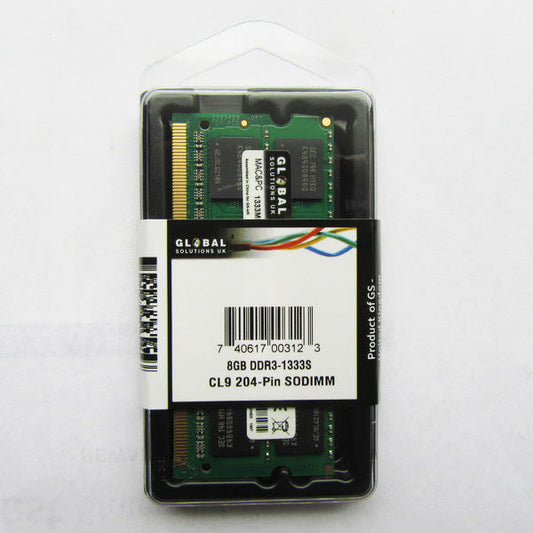 GS-UK Upgrade Memory - DDR3 - DDR3L - PC3L - PC3 - 1600S - 12800Mhz SODIMM Non-ECC Unbuffered 1.35V/1.5V 2Rx8 Dual Rank 204 Pin CL11 Notebook and Mac Computer Memory